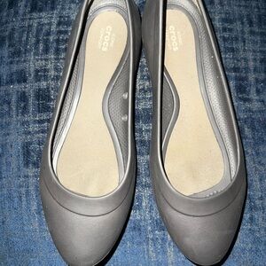 Crocs Womens brown LINA Ballet Flat - Comfortable Everyday Shoe